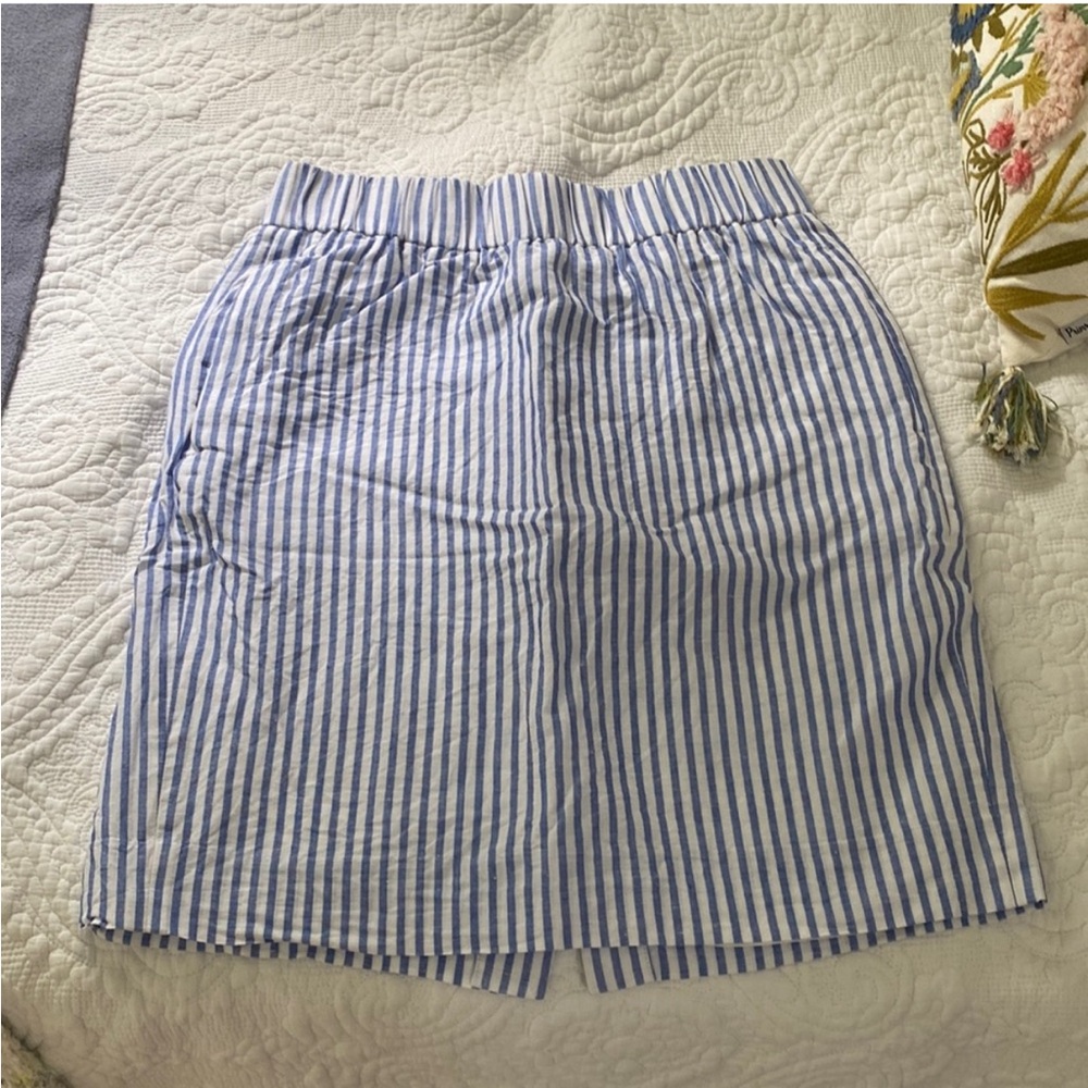 J. Crew Linen Skirt. Worn once. Size small
